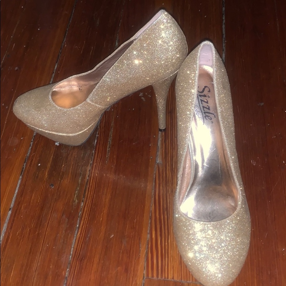 Gold heels